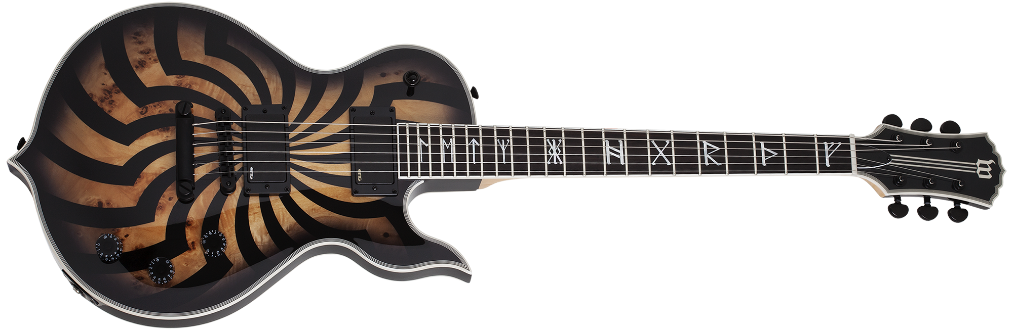 Wylde Audio Odin Grail Buzzsaw Charcoal Burst 4539-SHC