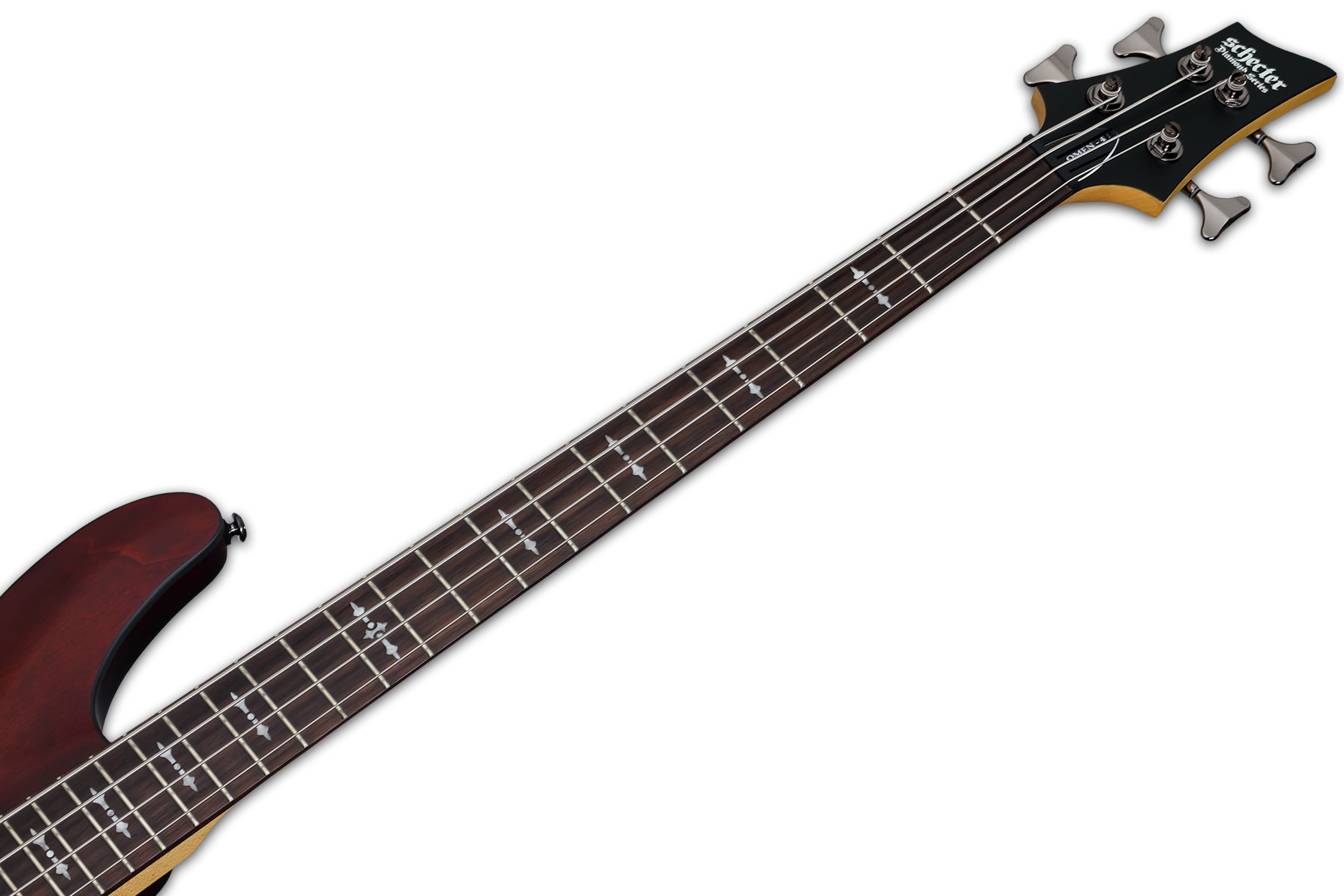 Schecter Omen Series OMEN-4-WSN Walnut Satin 4 String Bass with Schecter Diamond Bass 2091-SHC