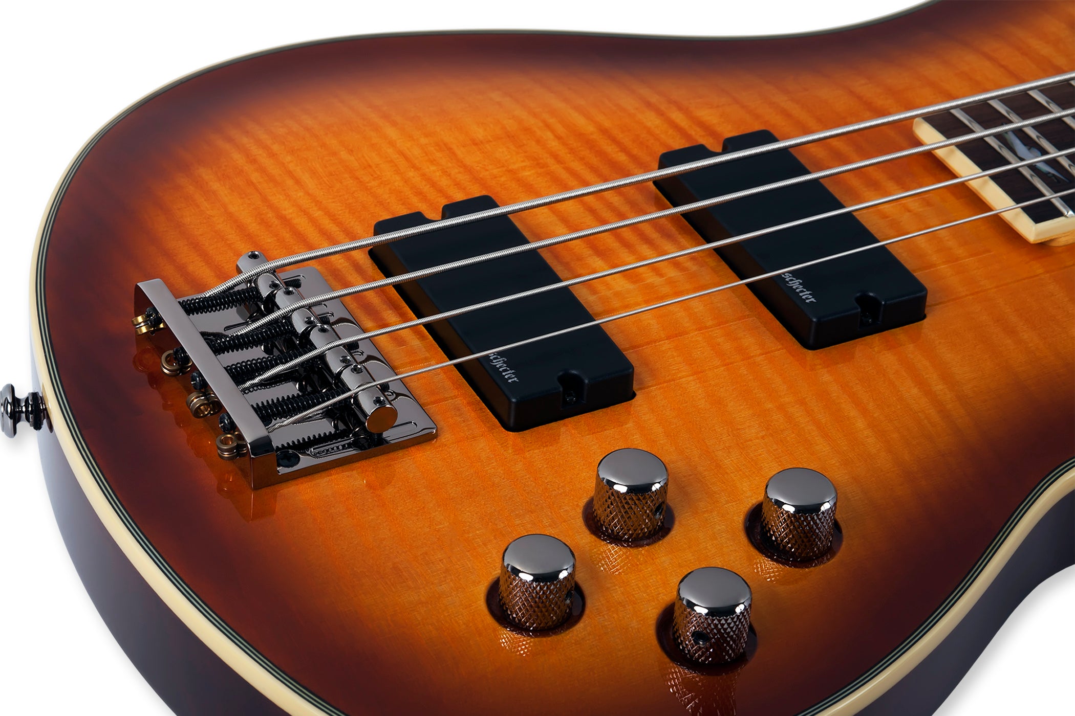 Schecter OMEN EXTREME 4 VSB Vintage Sunburst 4 String Bass with Schecter Diamond Bass 2048-SHC