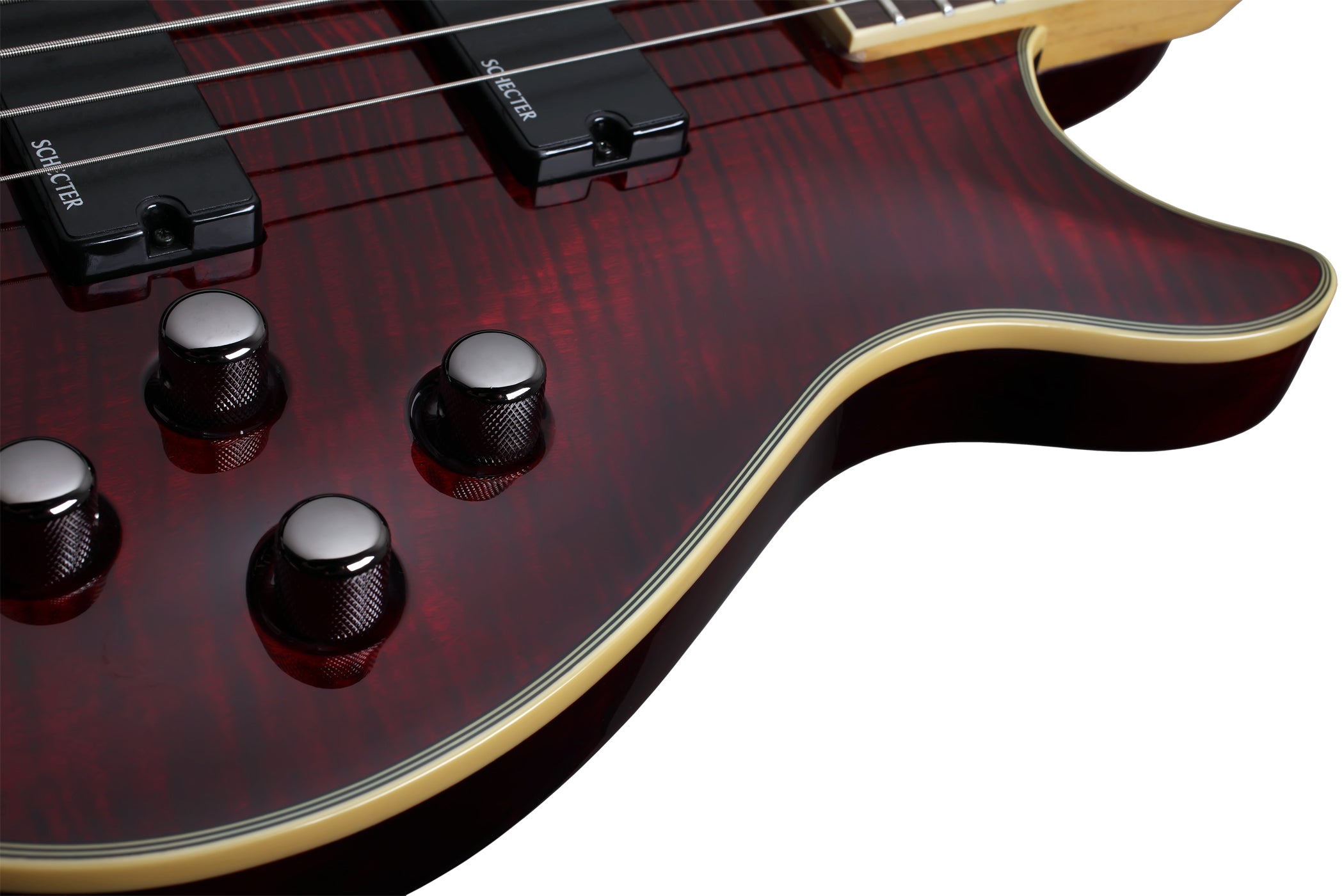 Schecter OMEN-EXTREME-5-BCH Black Cherry 5 String Bass with Schecter Diamond Bass 2041-SHC