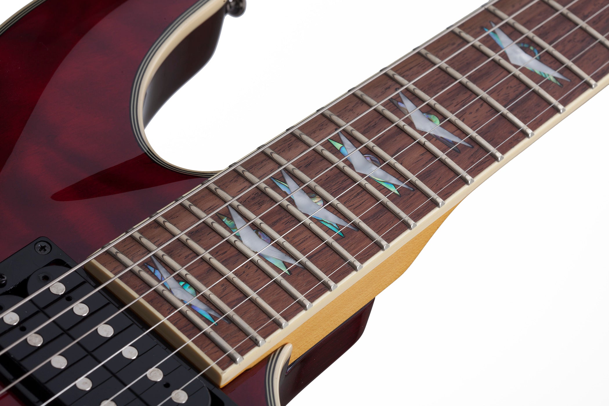 Schecter Omen Series OMEN-EXT-6-BCH Black Cherry Guitar with Schecter Diamond Plus 2004-SHC