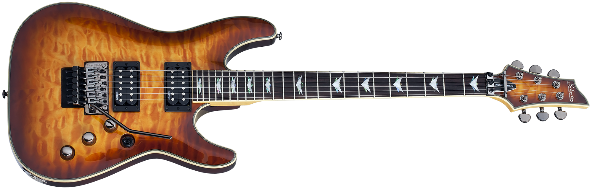 Schecter Omen Extreme Floyd Rose 6-String Electric Guitar - Vintage Sunburst 2029-SHC