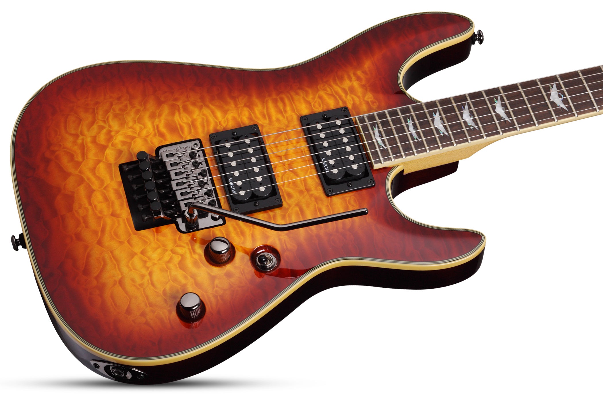 Schecter Omen Extreme Floyd Rose 6-String Electric Guitar - Vintage Sunburst 2029-SHC