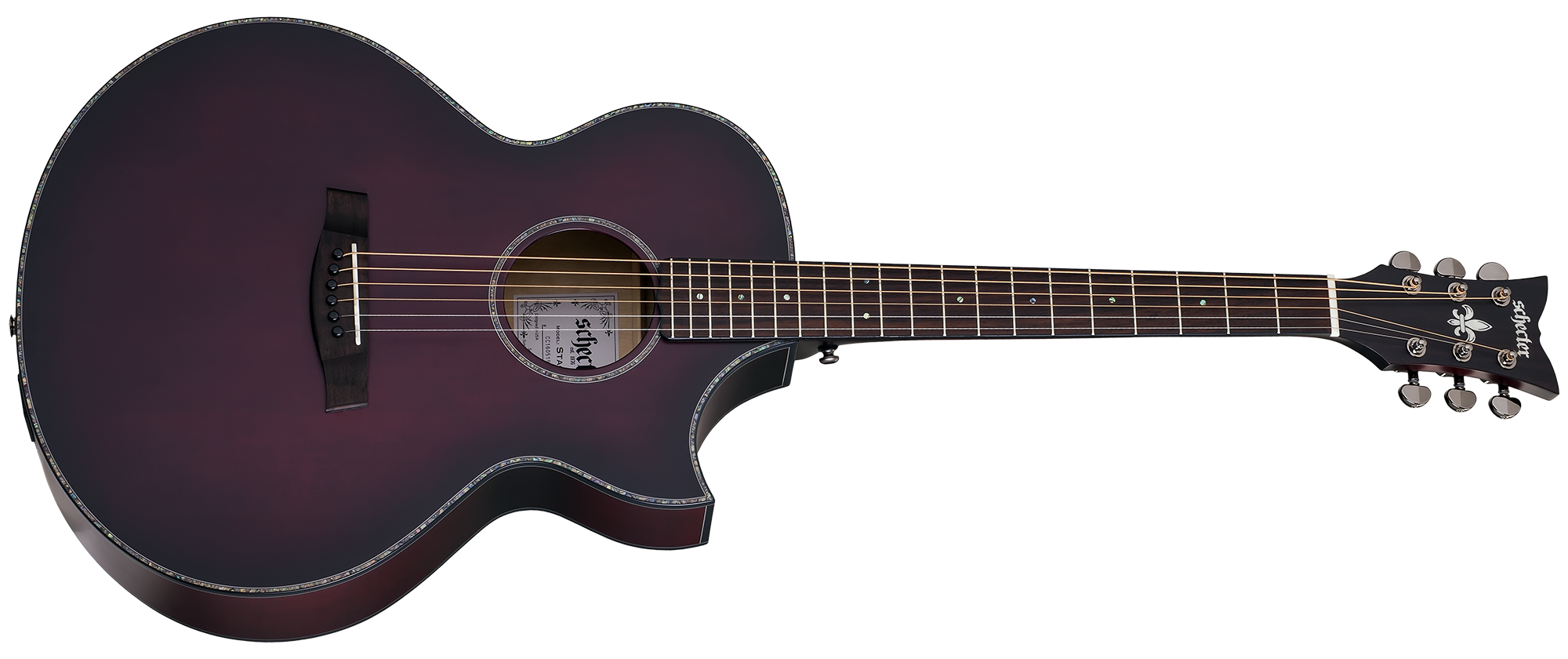 Schecter ORLEANS-STAGE-AC-VRBS Orleans Stage Acoustic Electric Vampire Red Burst Satin 3710-SHC