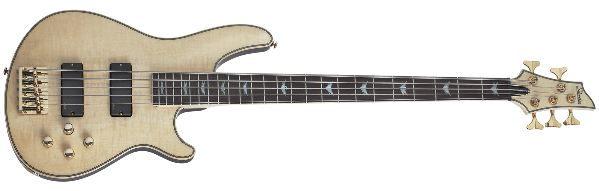 Schecter Omen Extreme-5 5-String Electric Bass, Gloss Natural 2051-SHC
