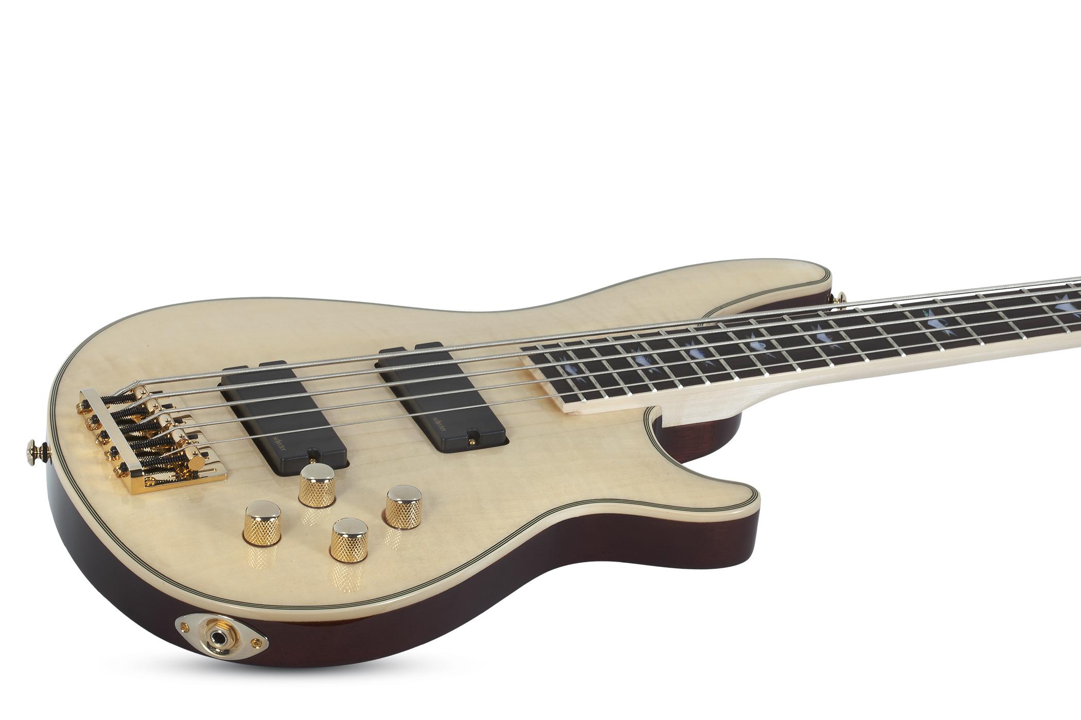 Schecter Omen Extreme-5 5-String Electric Bass, Gloss Natural 2051-SHC