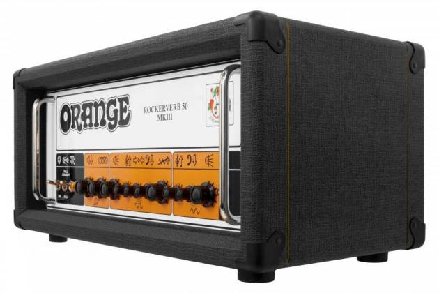 Orange RK50H-BKMKIII Rockerverb 50 Watt EL34 Twin Channel Guitar Head Black