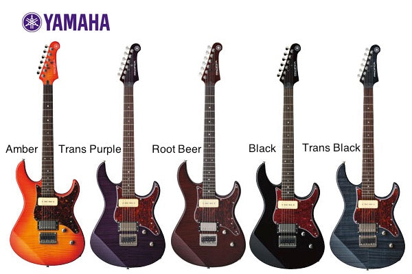 Yamaha PAC611HFM Translucent Black Pacifica Electric Guitar