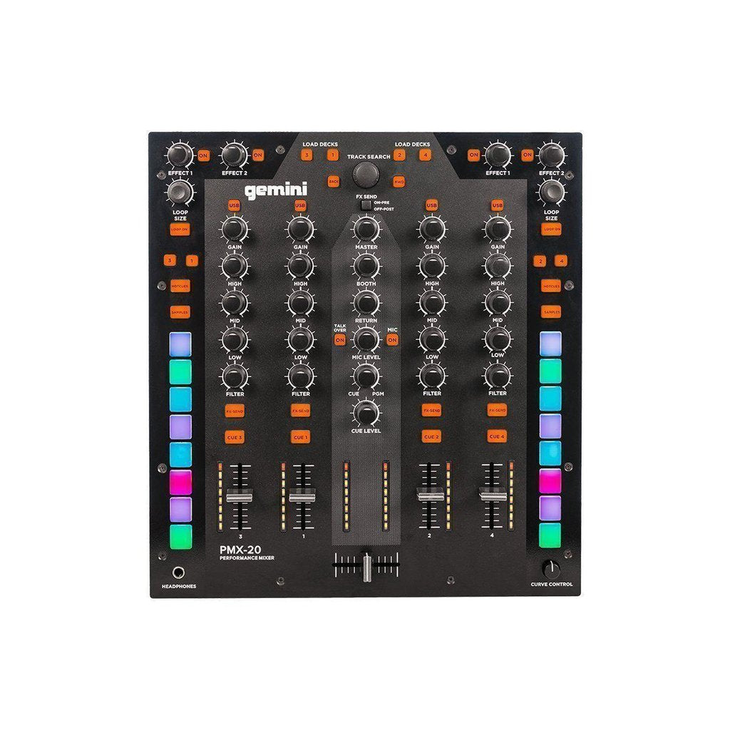 Gemini Digital DJ Mixer & MIDI Controller PMX20
