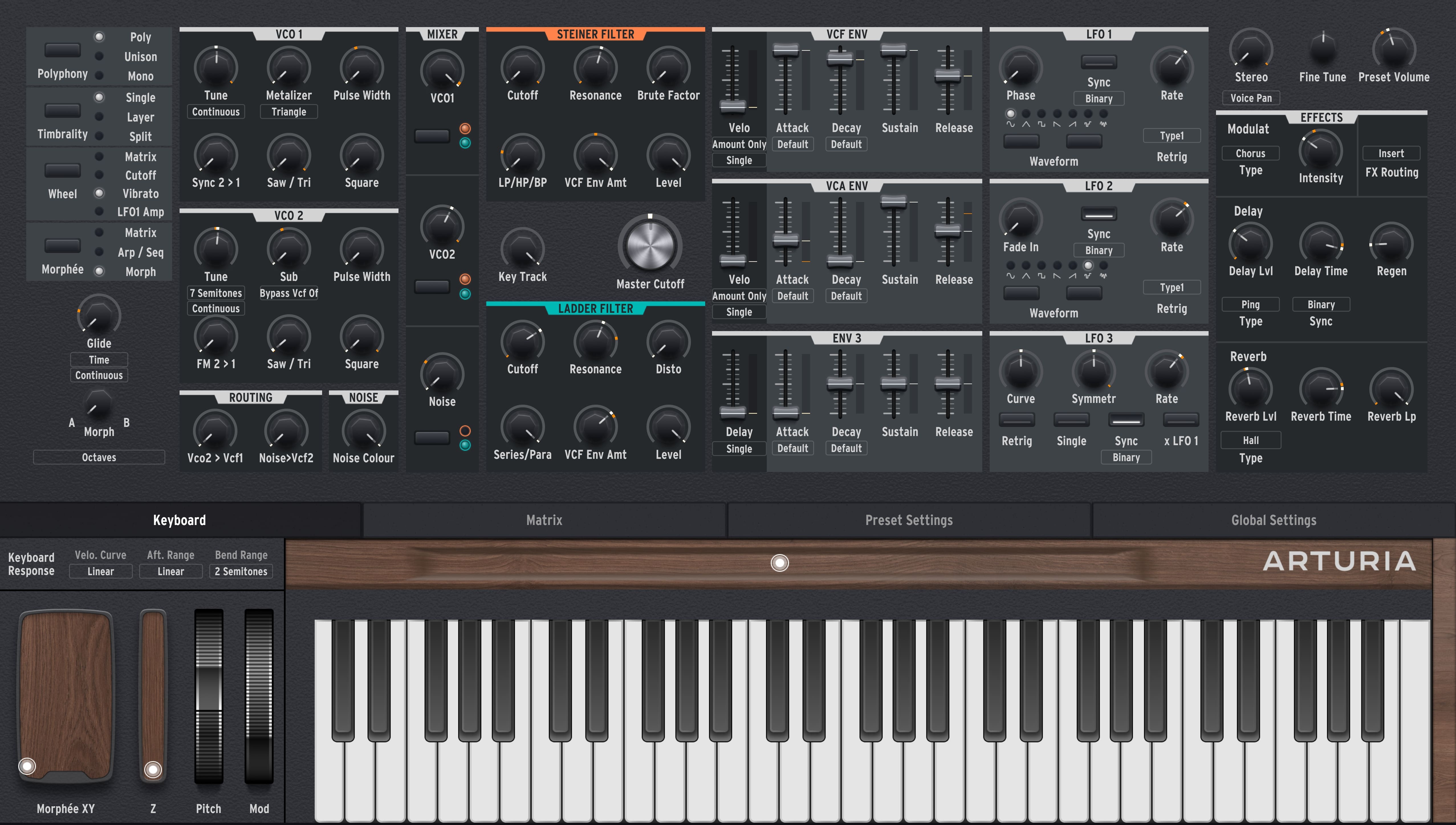 Arturia 6-Voice Polyphonic Analog Synth POLYBRUTE