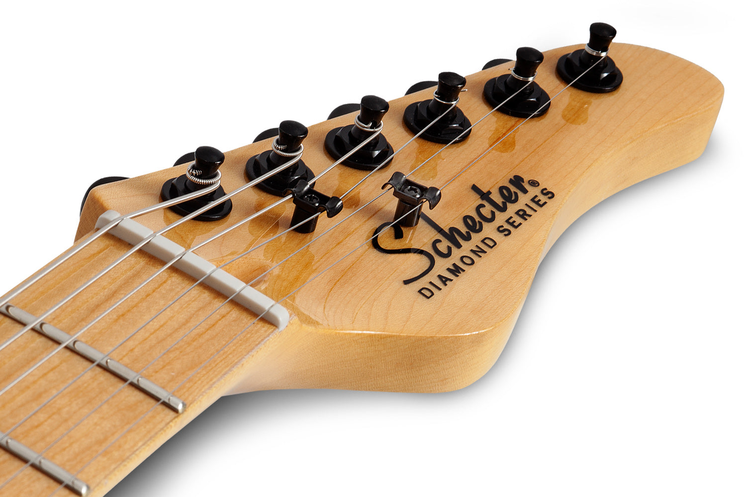 Schecter PT-MM-BLK Gloss Black Guitar with Schecter Super Rock II 2140-SHC