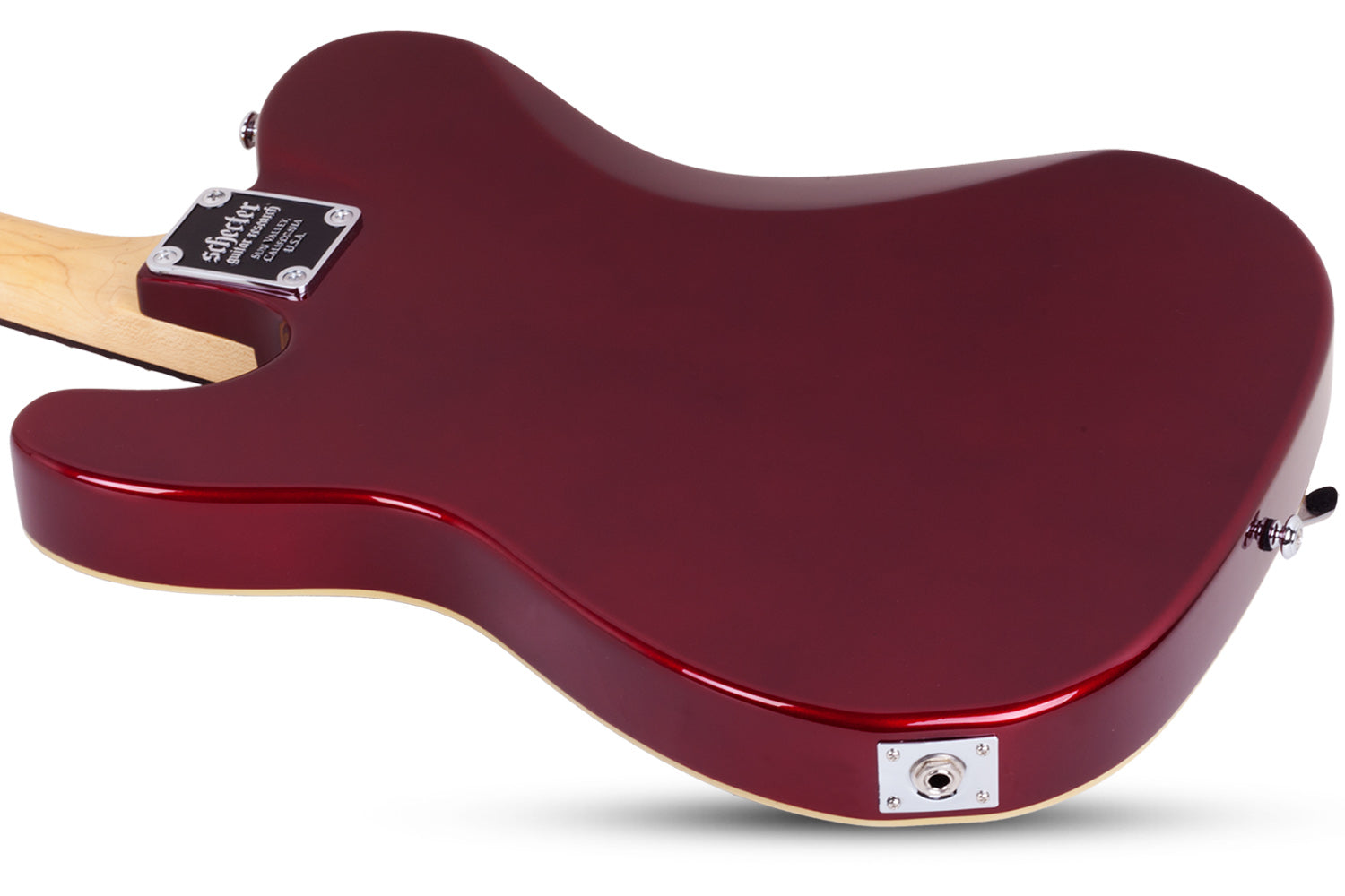 Schecter PT-FASTBACK-II-B-MRED Metallic Red Guitar with Bigsby and Schecter SuperRock 2211-SHC