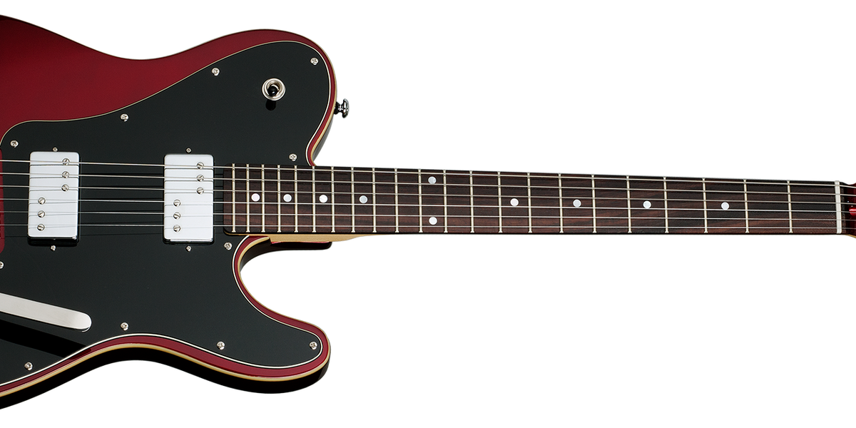 Schecter PT FASTBACK II B MRED Metallic Red Guitar with Bigsby and