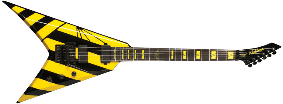 Washburn Pxv Michael Sweet Electric Guitar Mahogany Back And Sides 24 Frets Maple Neck, Black Yellow  PXV-MS260FRK-D