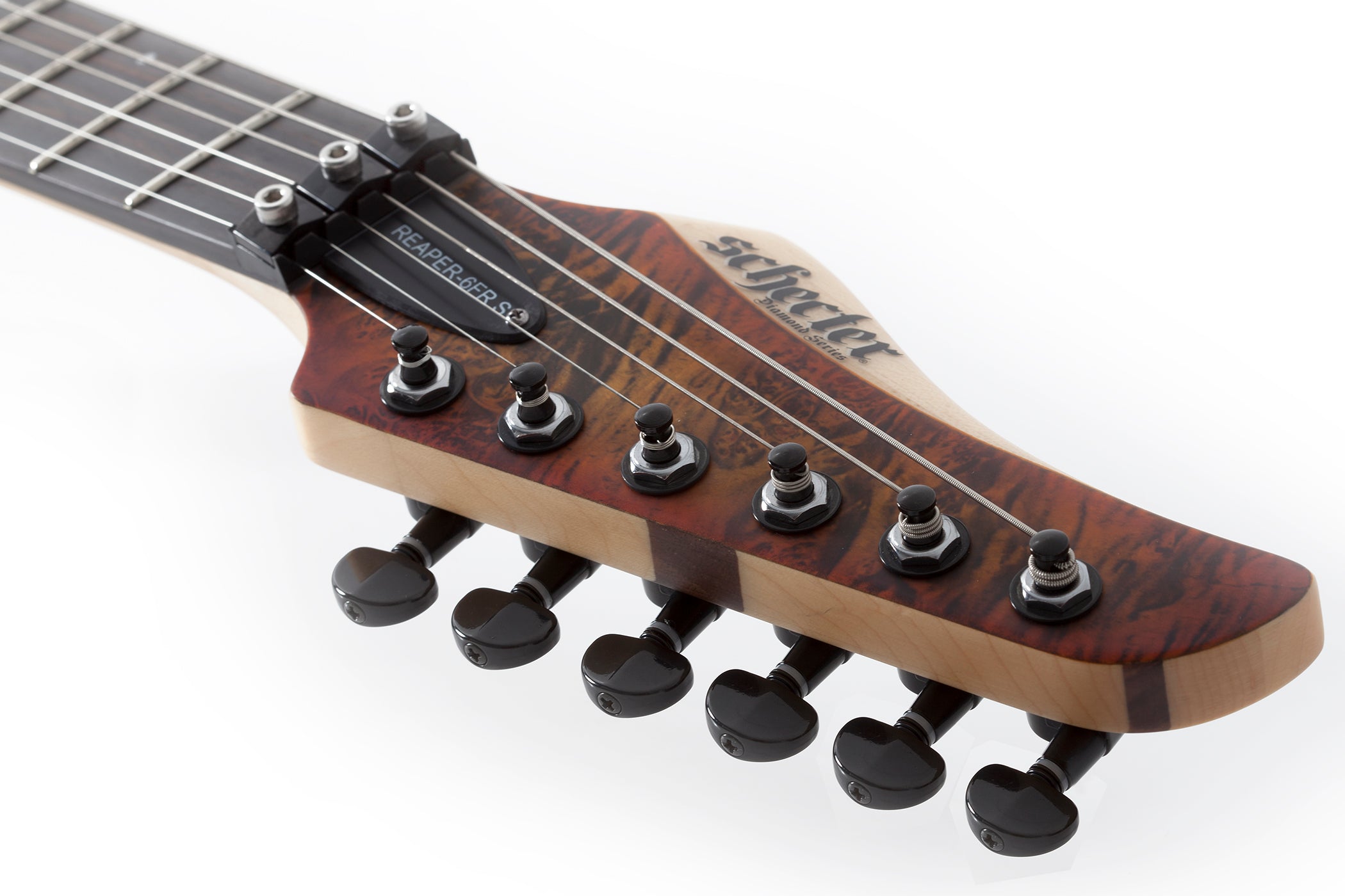 Schecter Reaper-6 FR S Satin Inferno Burst 1508-SHC w/ Sustainiac