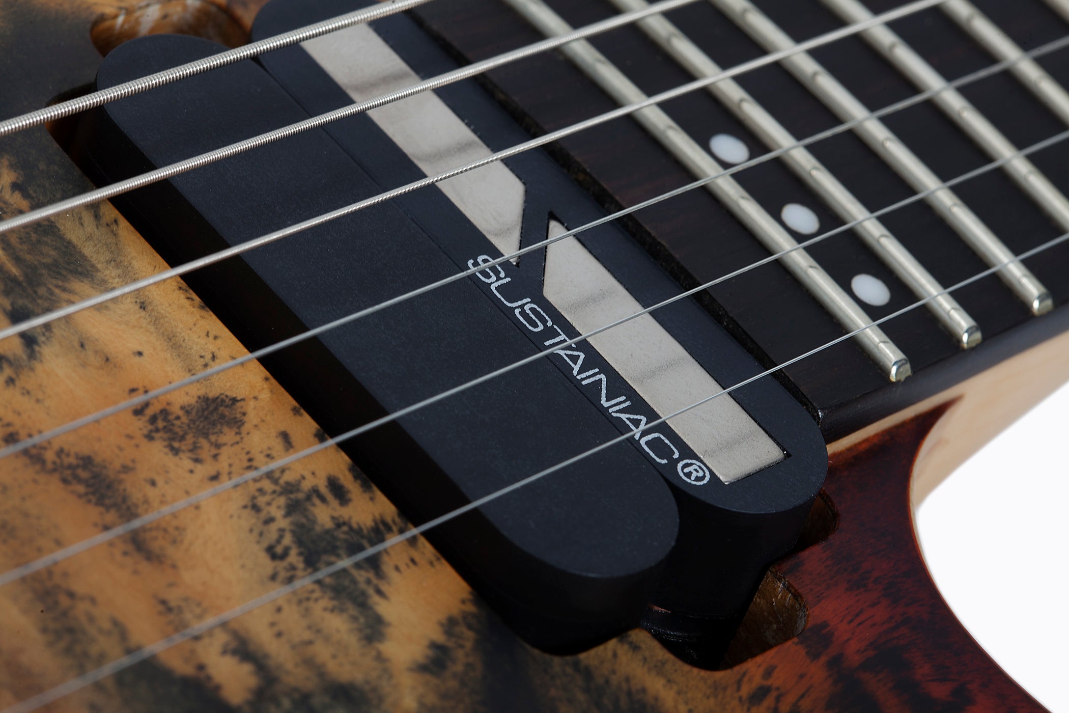 Schecter Reaper-6 FR S Satin Inferno Burst 1508-SHC w/ Sustainiac