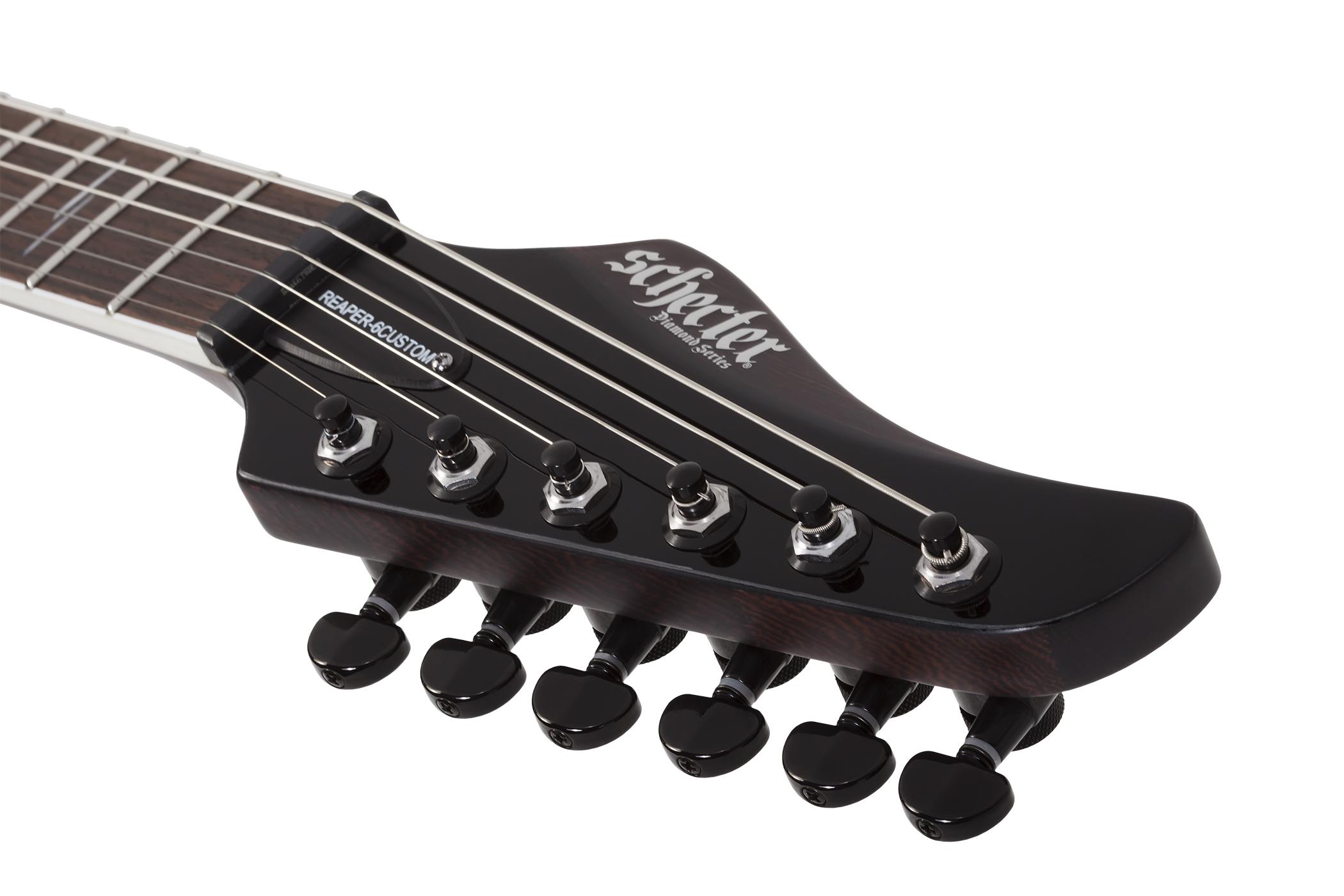 Schecter Reaper-6 Custom Gloss Black 2177-SHC