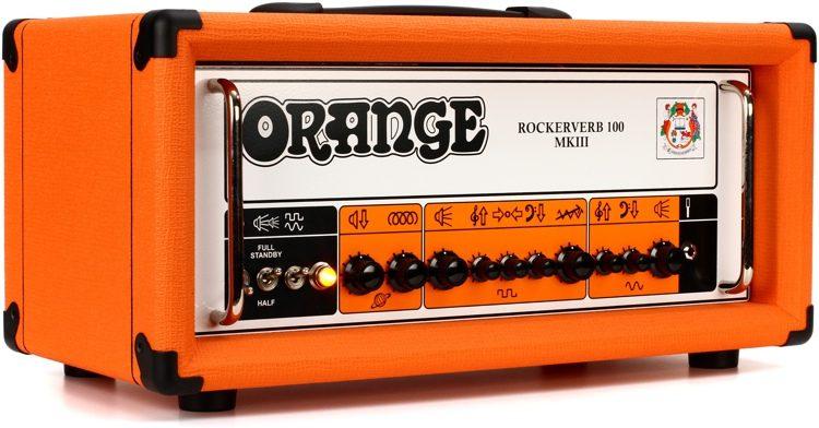 Orange RK100HMKIII Rockerverb MKII 100 Watt EL34 Twin Channel Guitar Head