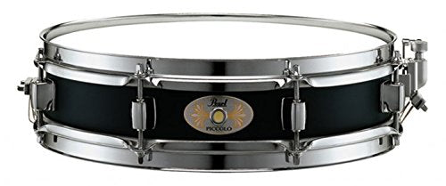 Pearl 13 x 3 Inches Black Steel Piccolo Snare Drum S1330B