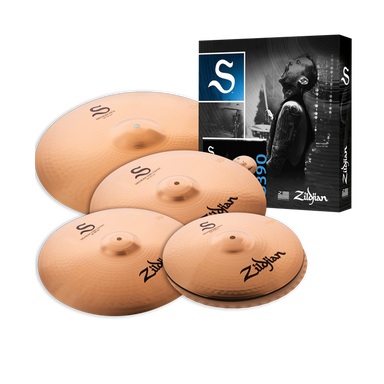 Zildjian S Family Performer Cymbal Set with 14" Mastersound Hats, 16" Medium Thin Crash, 18" Medium Thin Crash, 20" Medium Ride