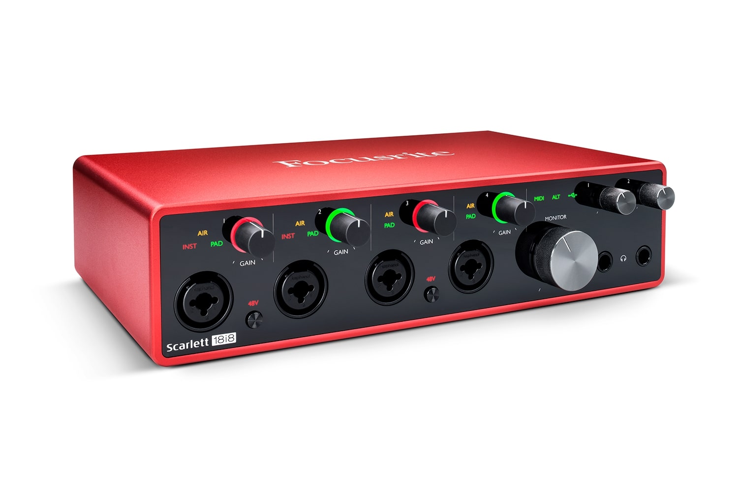 Focusrite 18i8 18 in 8 out USB Audio Interface SCARLETT-18I8-3RD-GEN