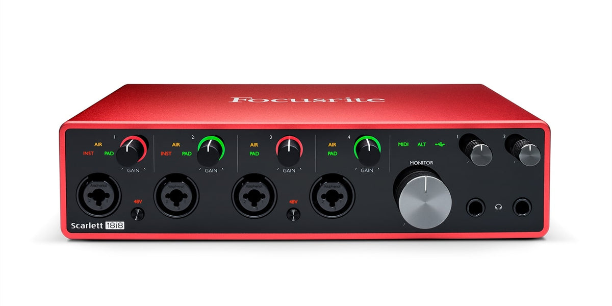 Focusrite 18i8 18 in 8 out USB Audio Interface SCARLETT-18I8-3RD