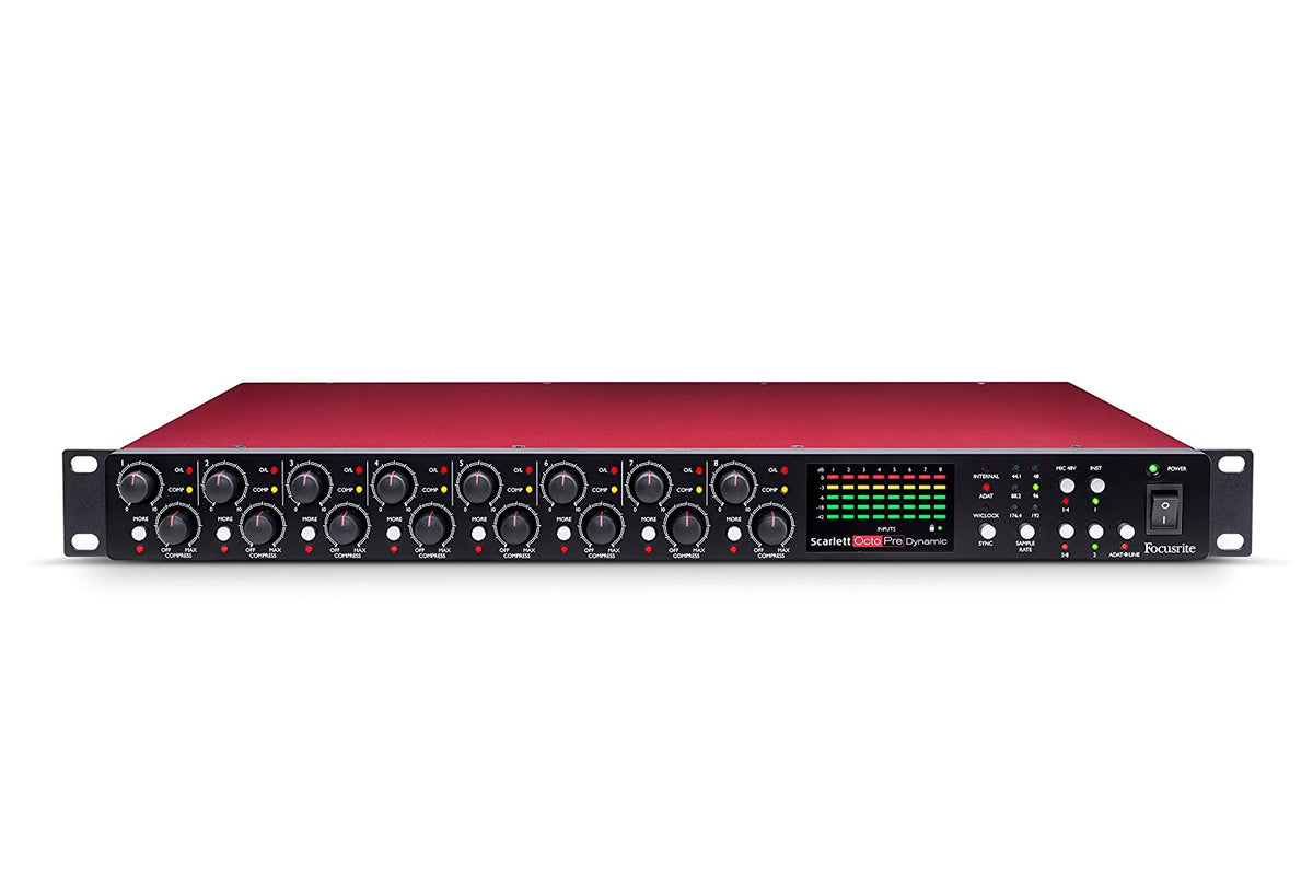DTM・DAW Focusrite / clarett+ octopre Focusrite Clarett+ OctoPre 8 Channel Microphone Preamp And