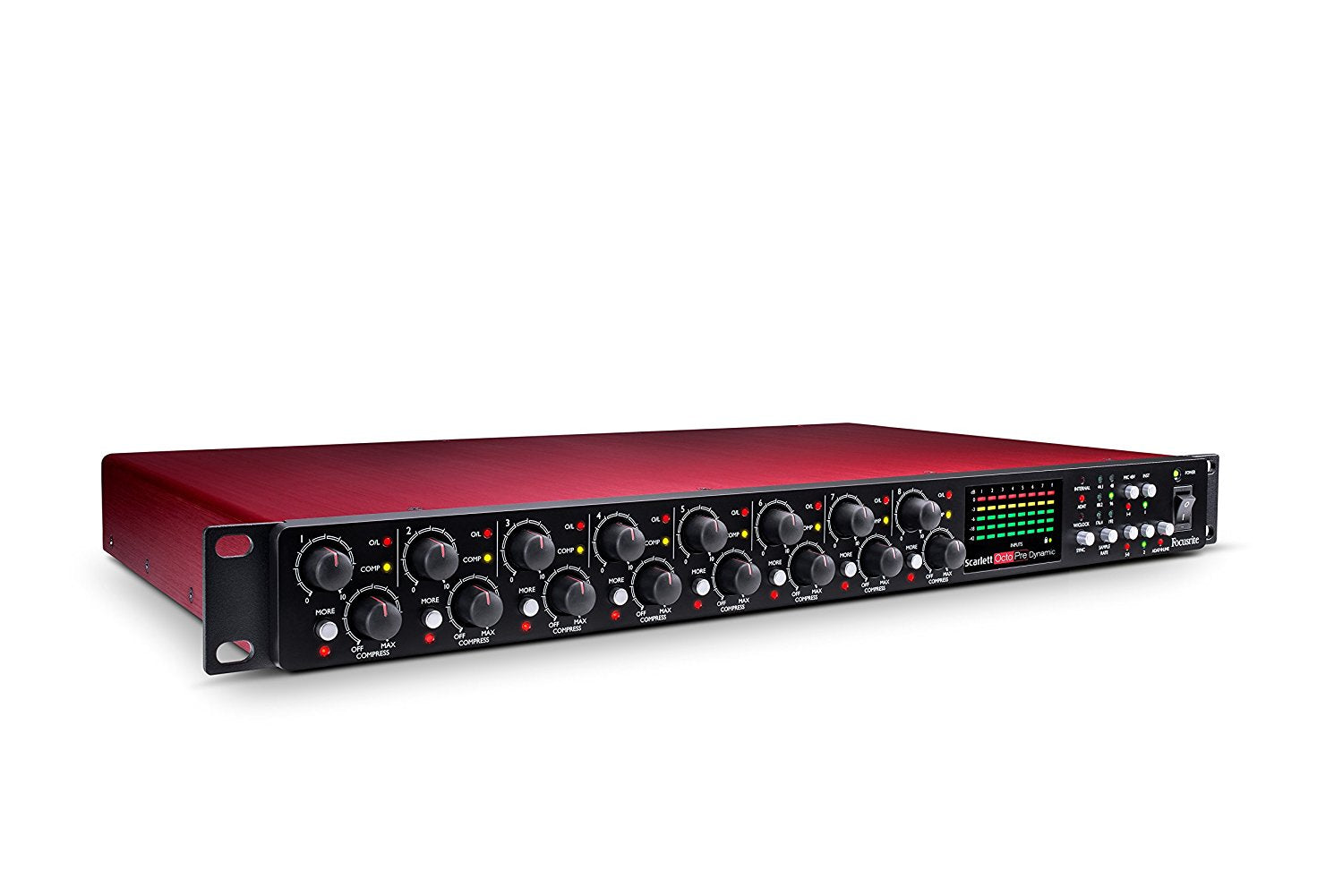 Focusrite Scarlett Dynamic Eight-channel Mic Preamp Compressor and A-D D-A Converter SCARLETT-OCTOPRE-DYNAMIC