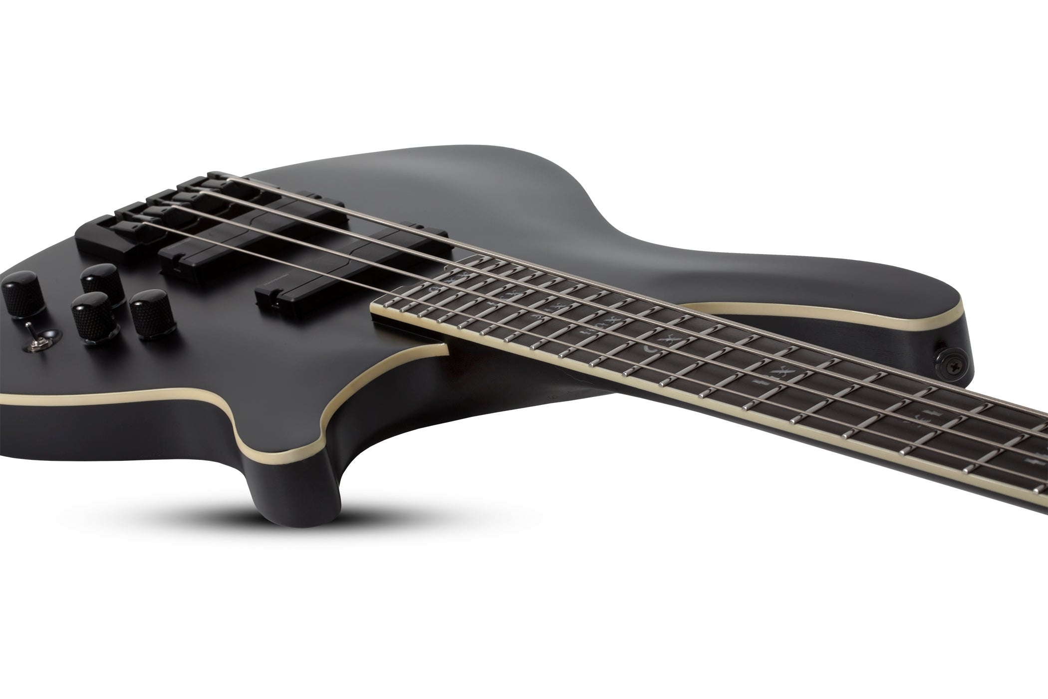 Schecter SLS Elite-4 Evil Twin 4 String Bass  Satin Black 1392-SHC