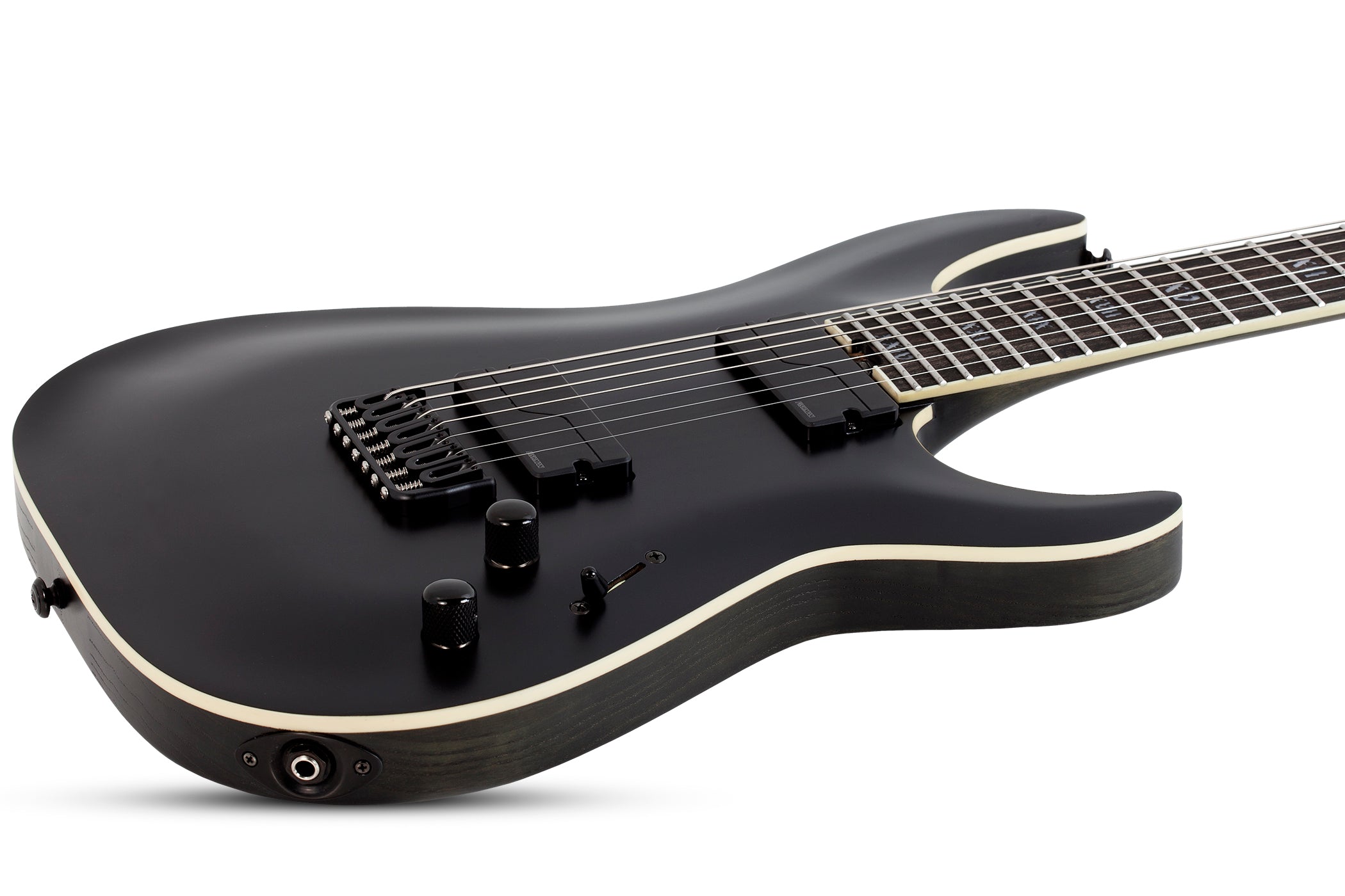 Schecter C-7 SLS 7 Evil Twin Satin Black 7 String 1349-SHC