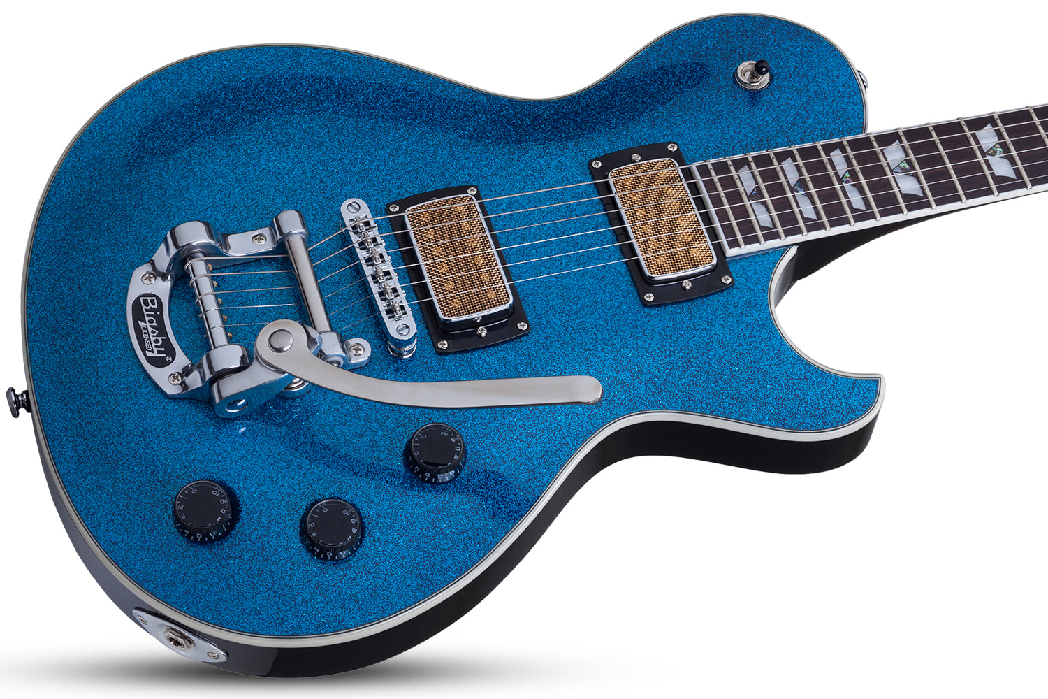 Schecter SOLO-6B-BLUS Blue Sparkle 175-SHC