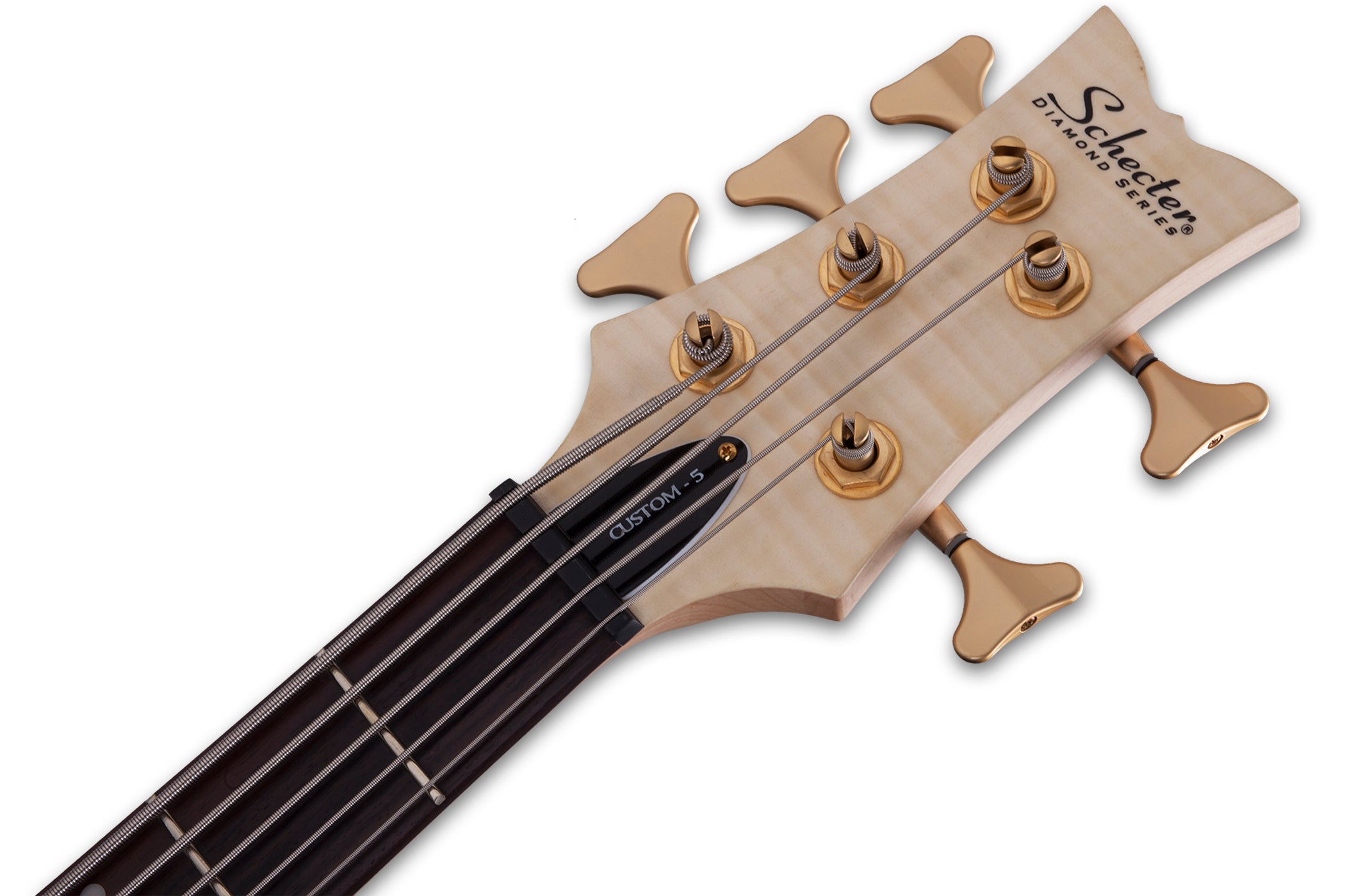 Schecter STILETTO-CST-5-NAT Natural Satin 5 String Bass with EMG HZ Pickups 2541-SHC