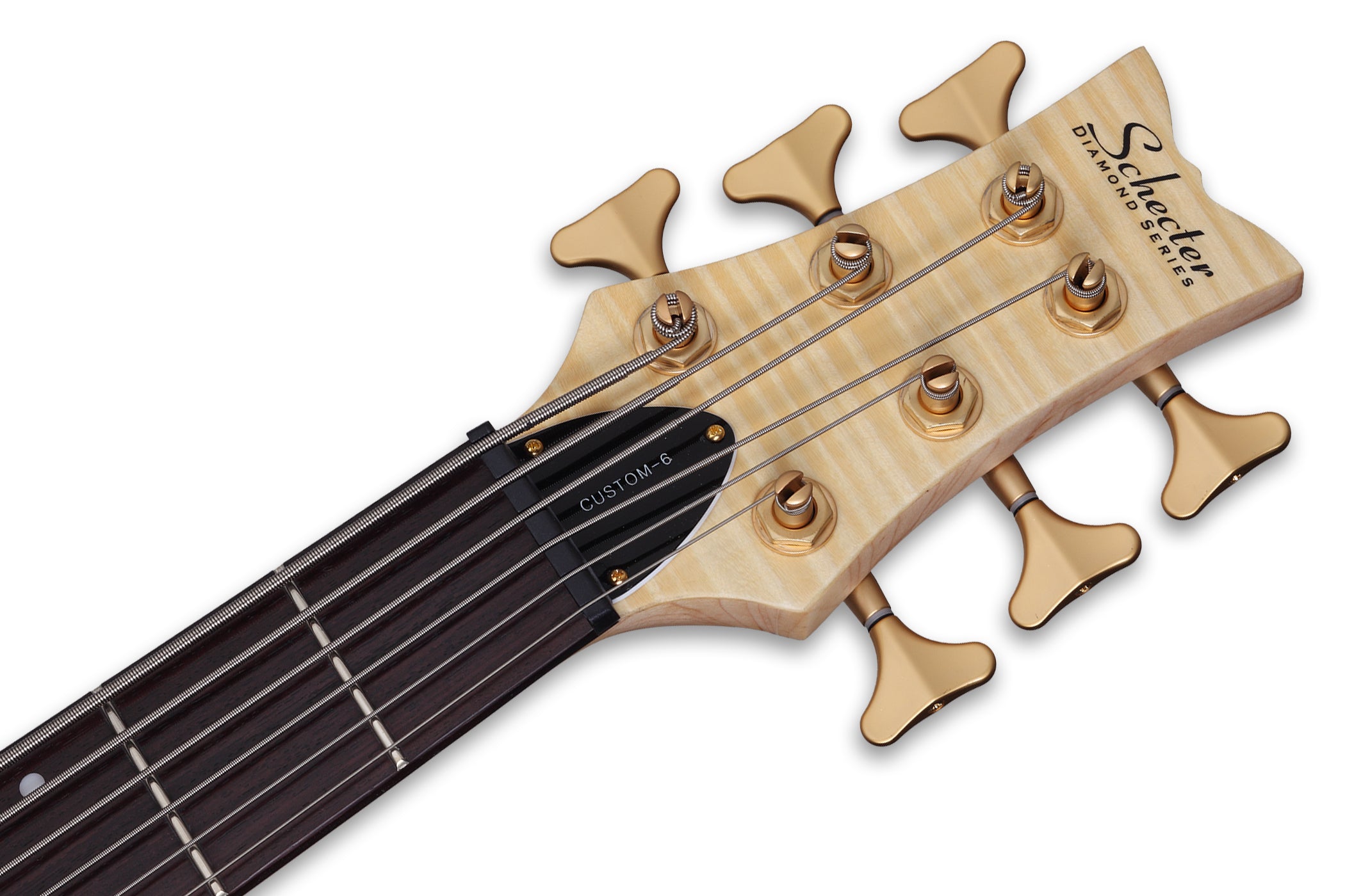 Schecter STILETTO CST 6LH NAT LH Natural Satin 6 String Bass with EMG HZ Pickups 2544-SHC