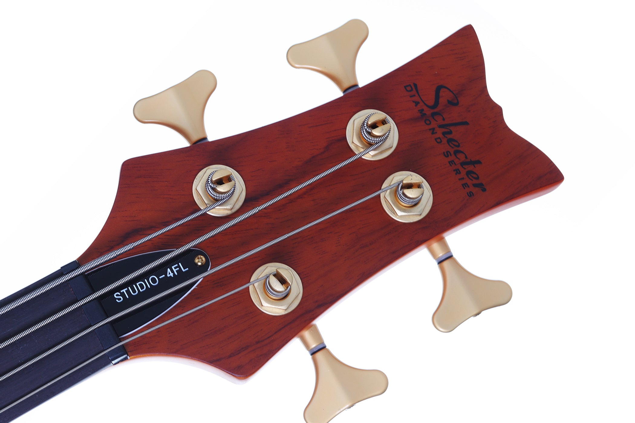 Schecter STILETTO STU 4FL HSN Honey Satin 4 String Bass with