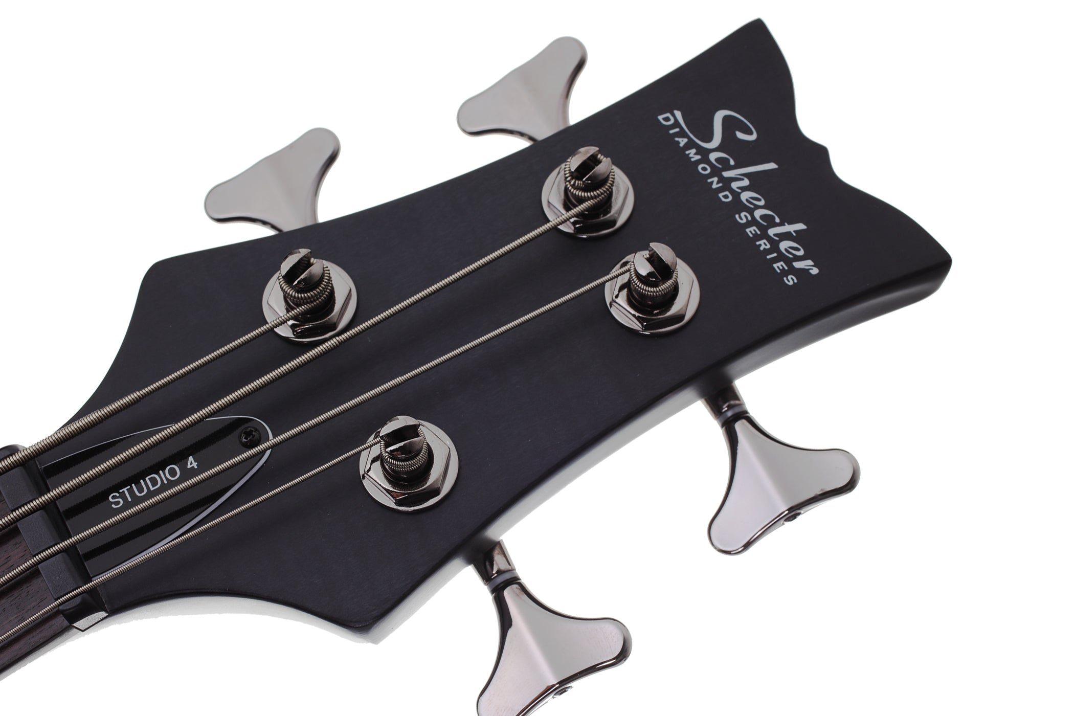 Schecter STILETTO-STU-4-STBLS See Thru Black 4 String Bass with EMG HZ Pickups 2711-SHC