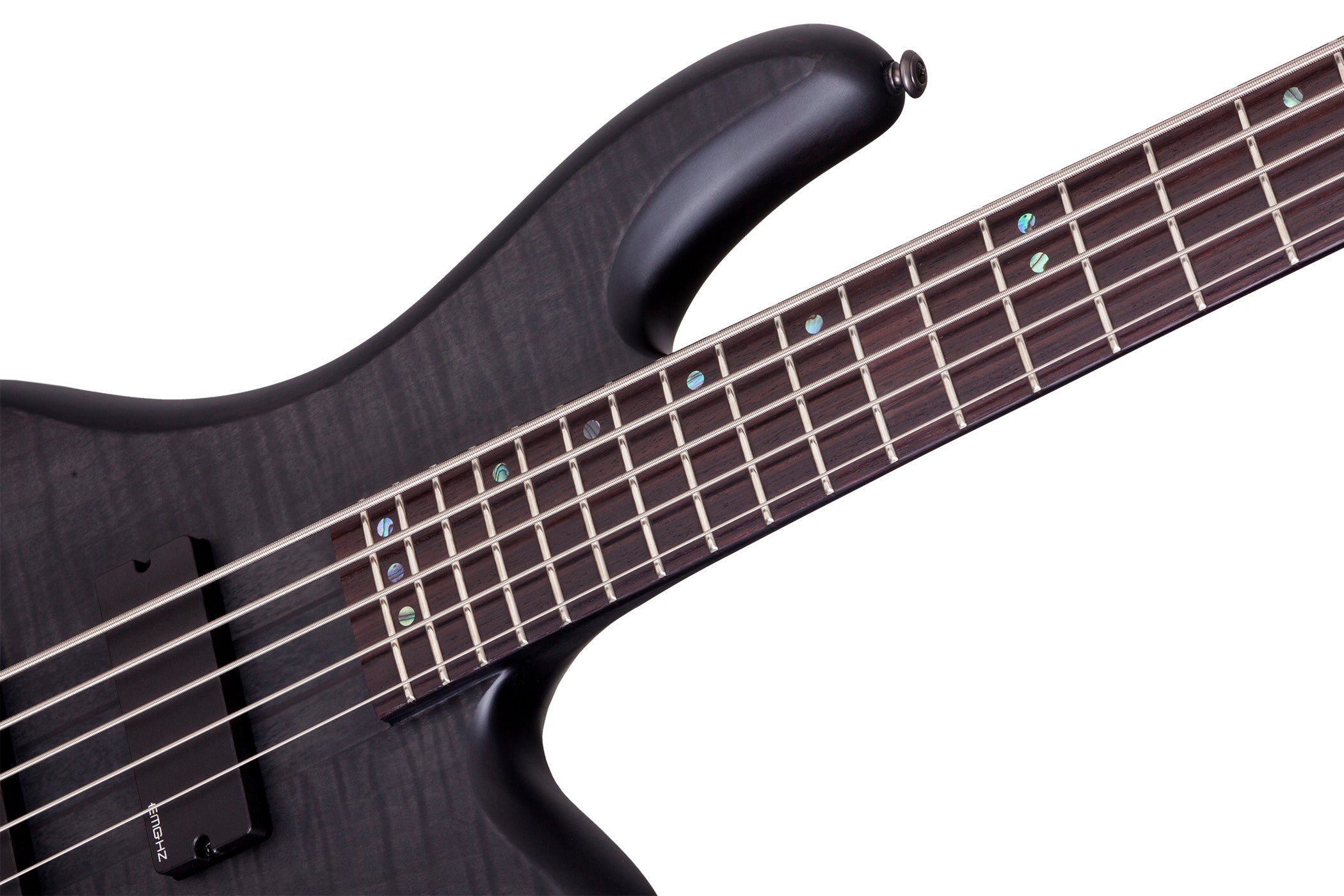 Schecter STILETTO-STU-5-STBLS See Thru Black 5 String Bass with EMG HZ Pickups 2721-SHC