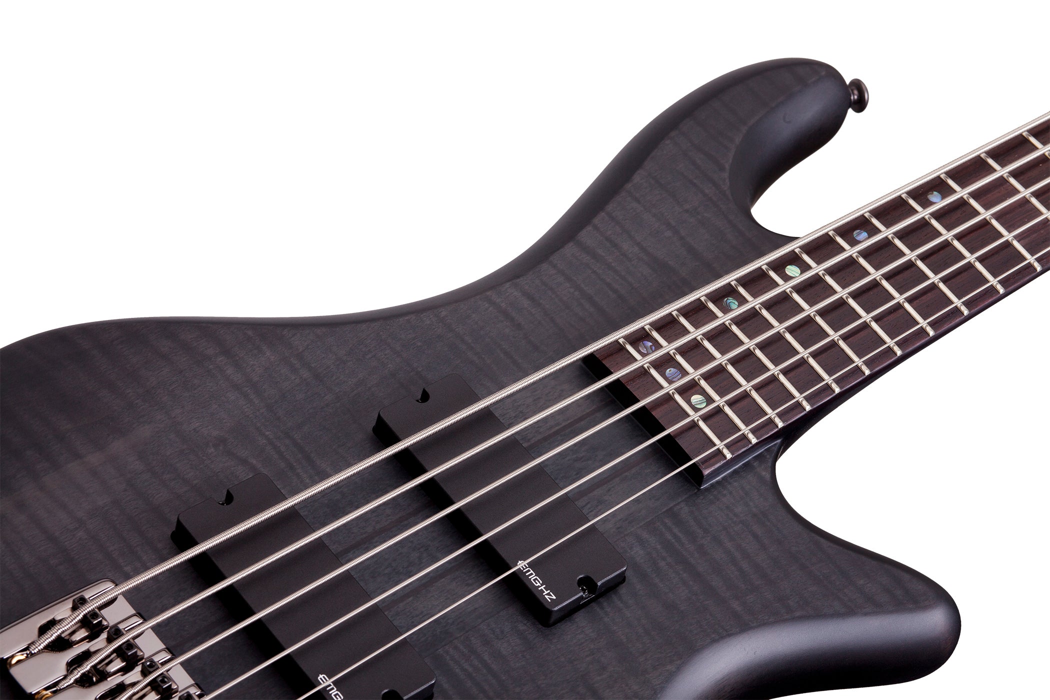 Schecter STILETTO-STU-5-STBLS See Thru Black 5 String Bass with EMG HZ Pickups 2721-SHC