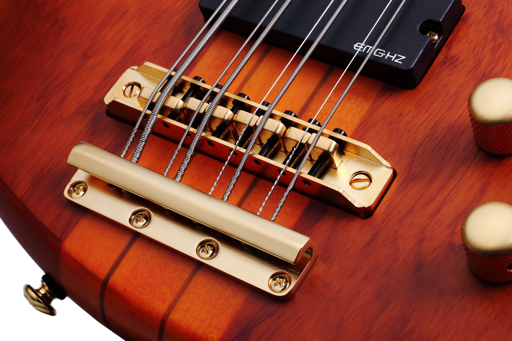 Schecter STILETTO-STU-8-HSN Honey Satin 8 String Bass with EMG HZ Pickups 2740-SHC