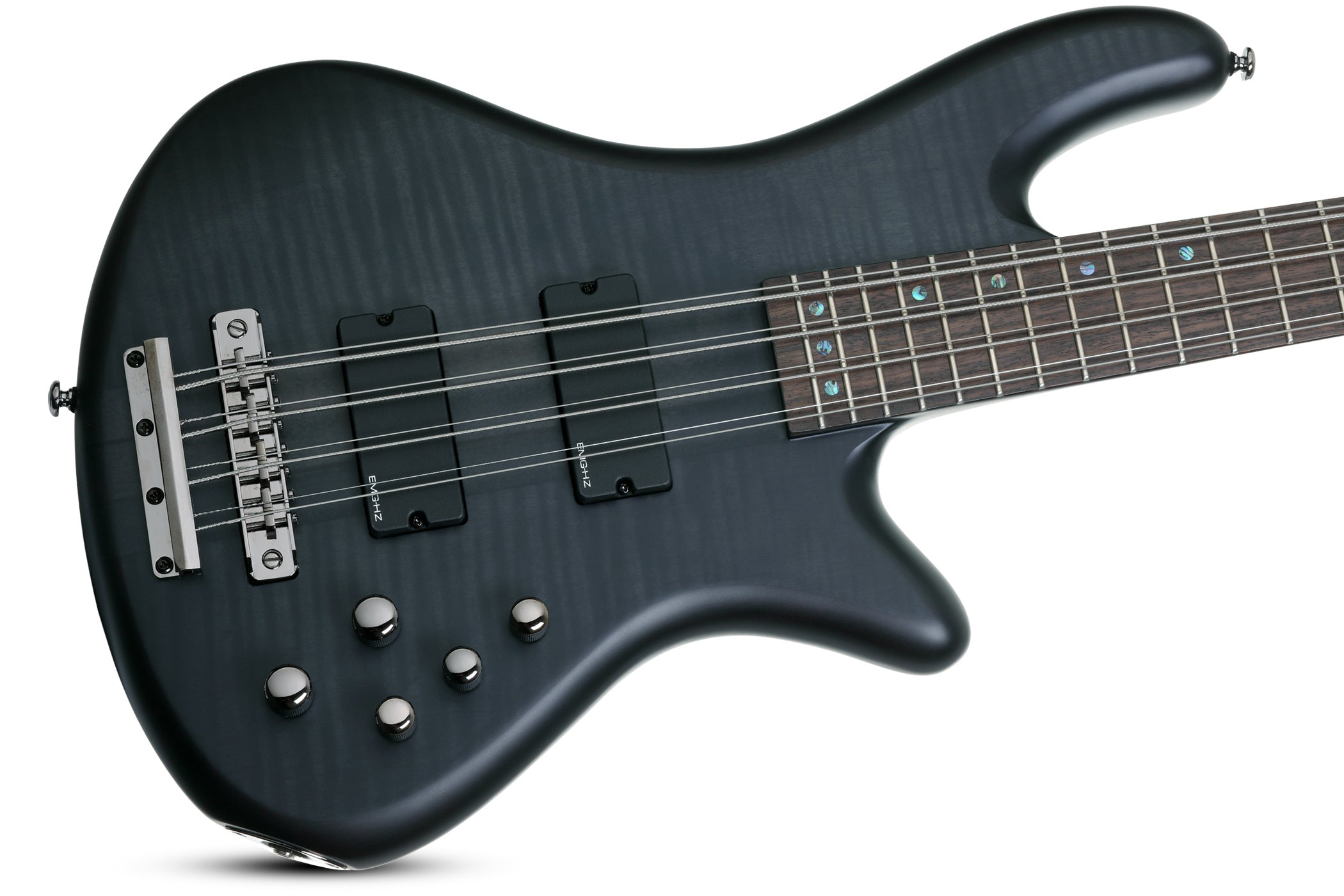 Schecter STILETTO STU 8 STBLS See Thru Black 8 String Bass with EMG HZ Pickups 2742-SHC