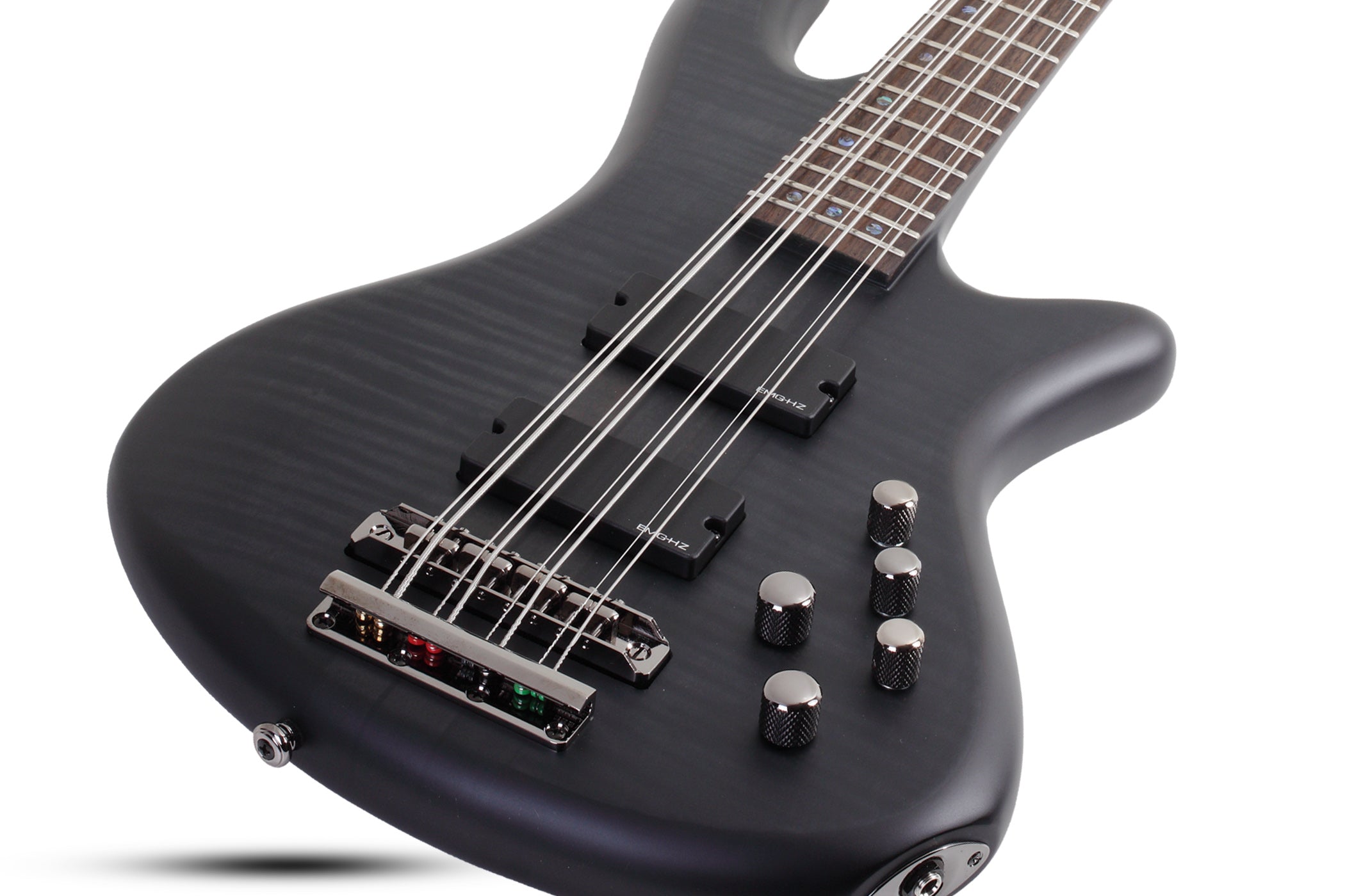 Schecter STILETTO STU 8 STBLS See Thru Black 8 String Bass with EMG HZ Pickups 2742-SHC