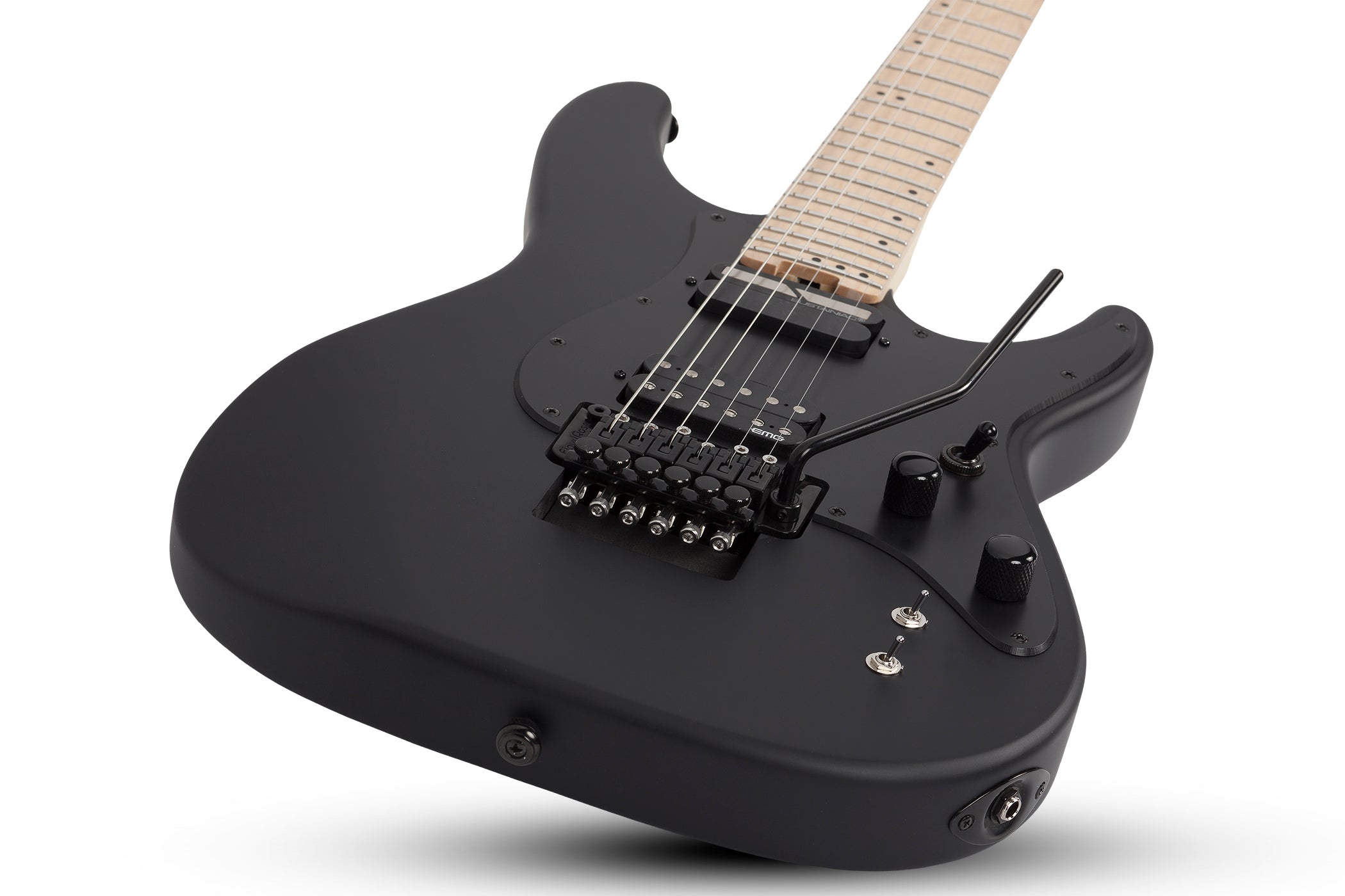 Schecter SUN VALLEY-SS-FR-S-SBK 1285-SHC Sun Valley Super Shredder w/ Sustainiac Satin Black