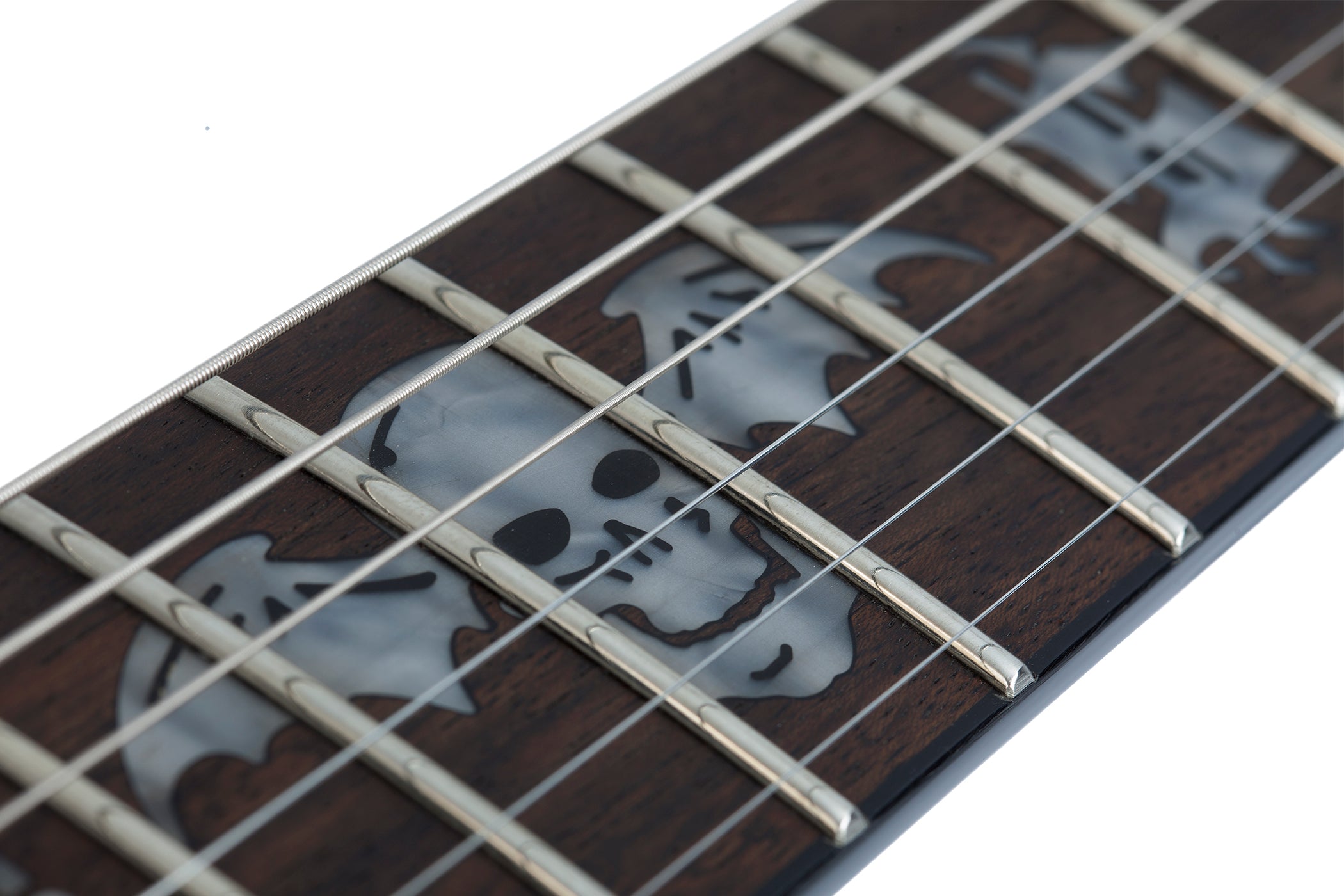Schecter Synyster Standard 6-String Electric Guitar 24 Frets Gloss Black with Silver Pin Stripes 1739-SHC