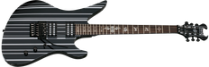 Schecter Synyster Standard 6-String Electric Guitar 24 Frets Gloss Black with Silver Pin Stripes 1739-SHC