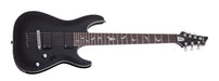 Schecter Damien Platinum Series DAMIEN-PLAT-7-SBK Satin Black 7 String Guitar with EMG 81/85 Pickups 1185-SHC