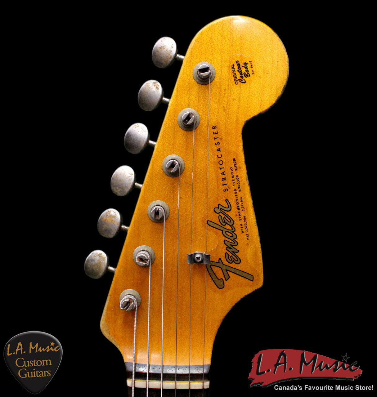 Fender Custom Shop L-Series 1964 Stratocaster Super Heavy Relic Sea Foam Green Rosewood 9231990849 - Serial Number - L11386 - L.A. Music - Canada's Favourite Music Store!