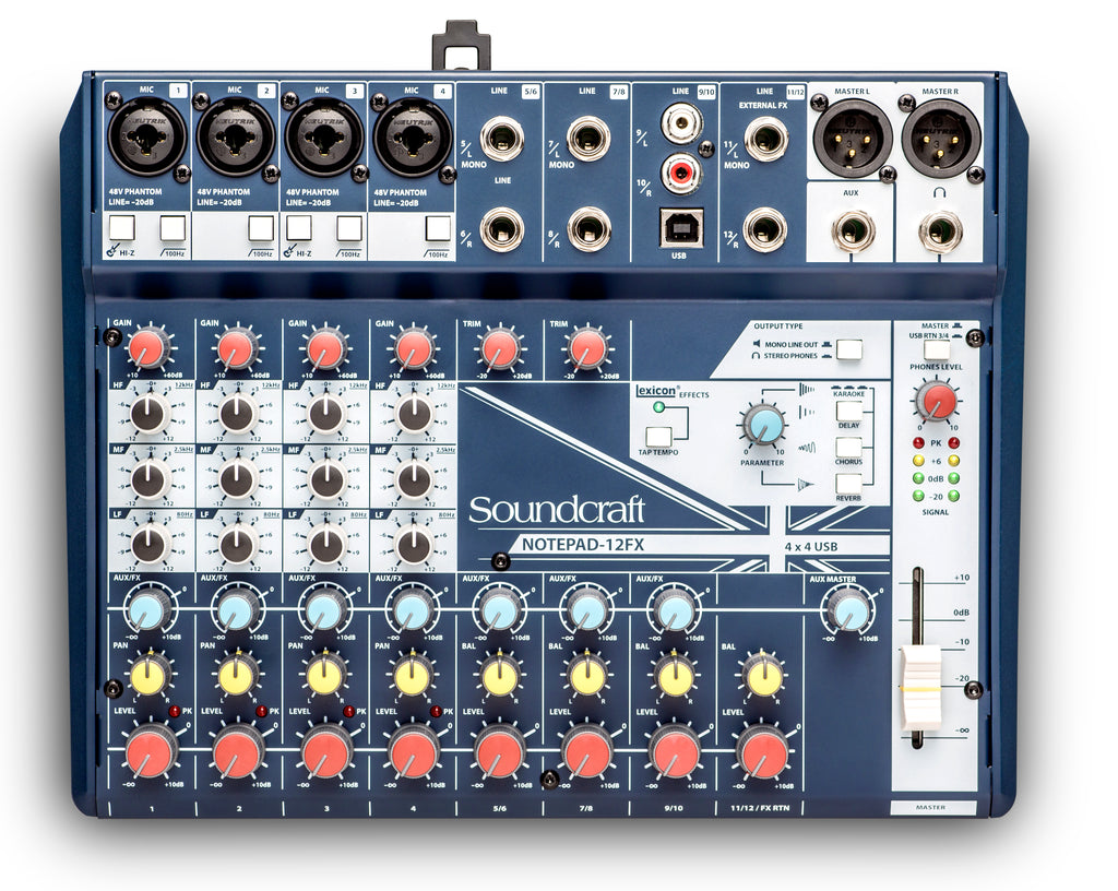 Soundcraft Notepad-5 USBミキサー Soundcraft-NP-12FX-