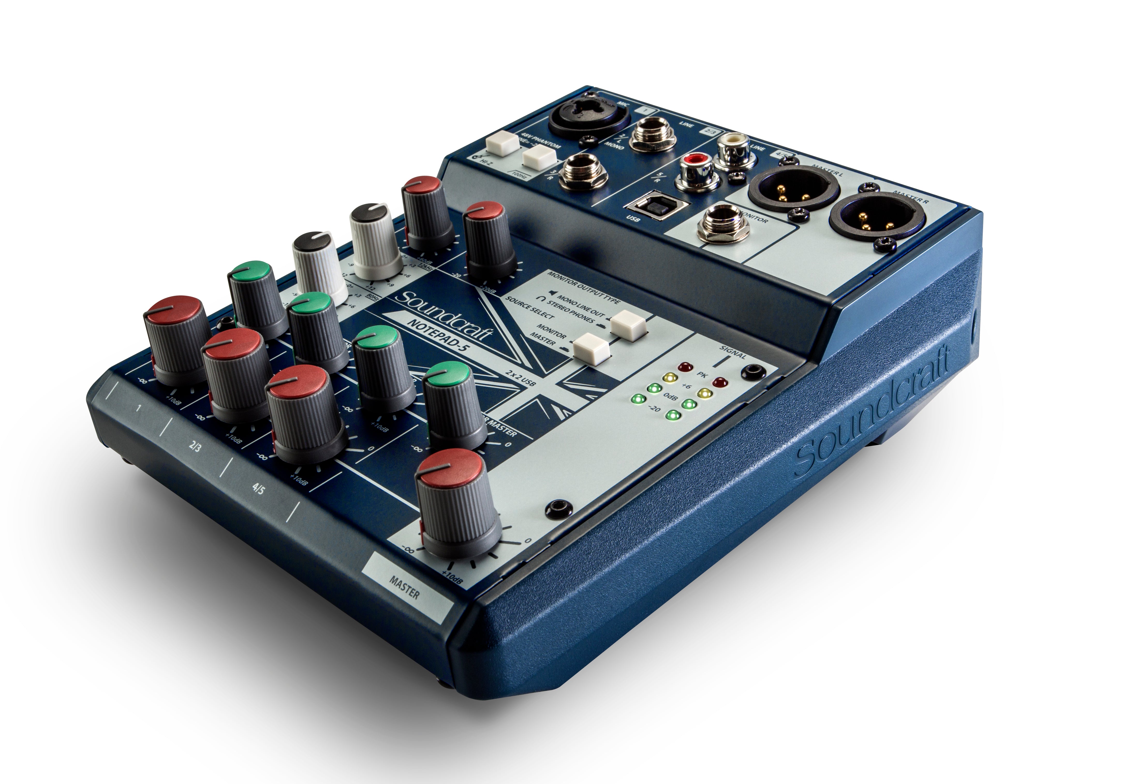 SOUNDCRAFT NOTEPAD-5 5-CHANNEL MIXER