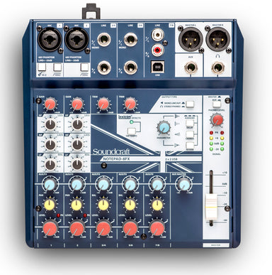 SOUNDCRAFT NOTEPAD-8FX 8-CHANNEL MIXER