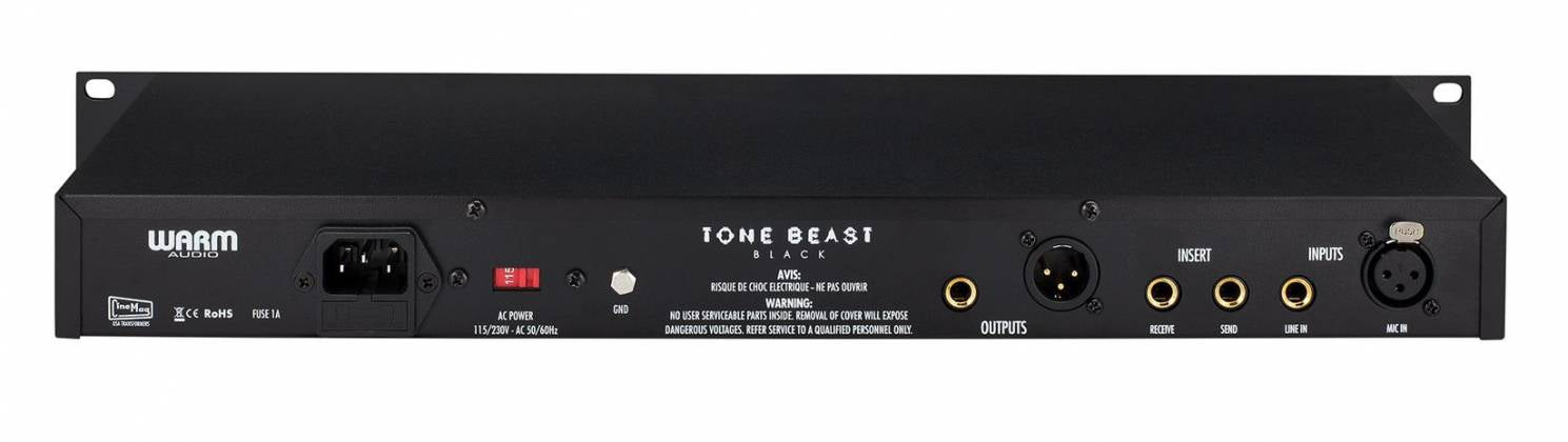 Warm Audio Tone Beast Black Tone Shaping Microphone Preamp TB12-BLACK