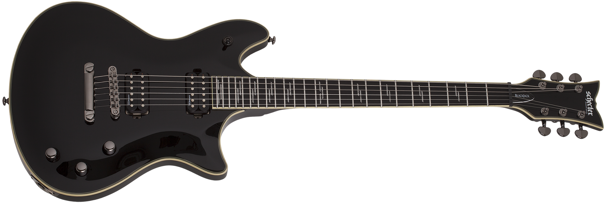 Schecter Tempest Blackjack Electric Guitar Gloss Black 2565-SHC